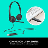 LOGITECH USB Headset H340 Headset on-ear wired