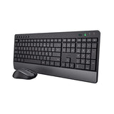 TRUST Pack clavier & souris sans fil TREZO (FR)