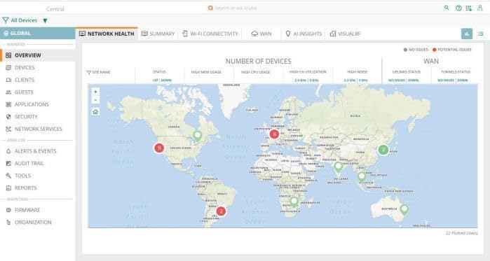 HPE Aruba Central AP Foundation Subscription 5 years E-STU