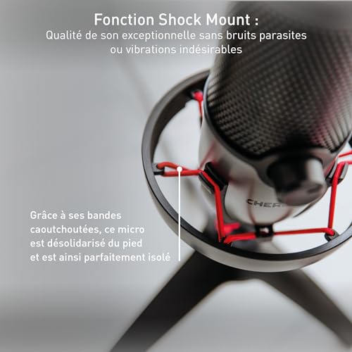 CHERRY Microphone UM 6.0 ADVANCED USB omnidirectionnel