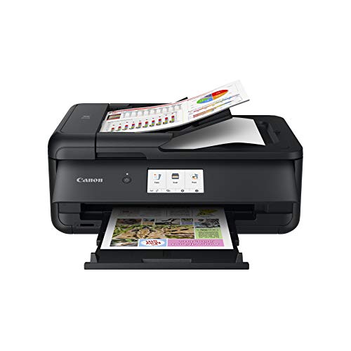 CANON PIXMA TS9550A MFP colour inkjet A4 A3 15ipm Print 200sheets USB LAN Wi-Fi Black