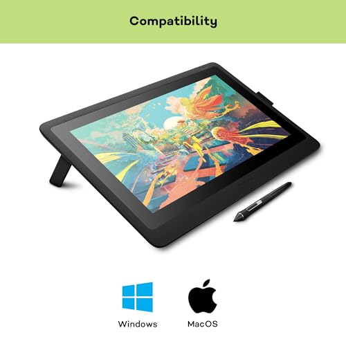 WACOM Écran interactif Cintiq 16 - Écran LCD 15.6" + Stylet - HDMI, USB - Noir