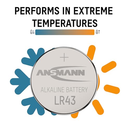 ANSMANN Piles alcalines 5015293 LR43 blister de 1
