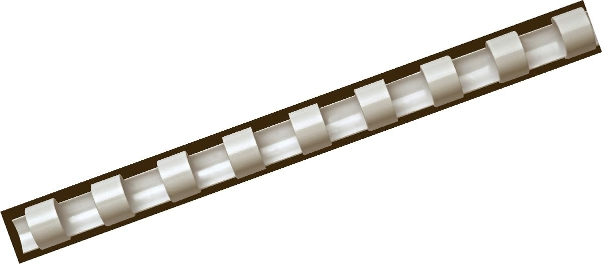 FELLOWES anneaux plastiques 6mm blanc x 25pk