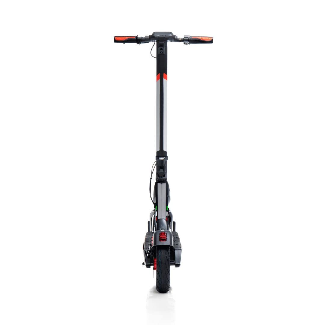 Trottinette elec Aprilia ESR1 Cadre Alu Magnesium moteur 350W brushless Pneu 10'' Frein a disque arriere 15.6kg Batt extract 36V/7.8Ah 281W Ecran  3.5".