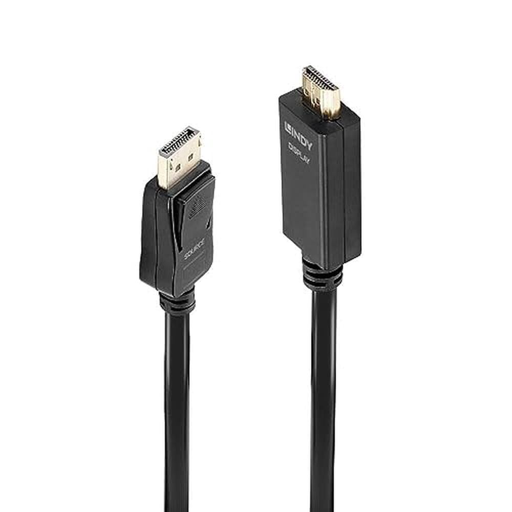 LINDY Câble DisplayPort vers HDMI 4K30 DP:passif 1m