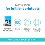HP original Q2510A Semi-glossy photo paper Ink cartridge 200g/m2 A4 100 sheets 1-pack