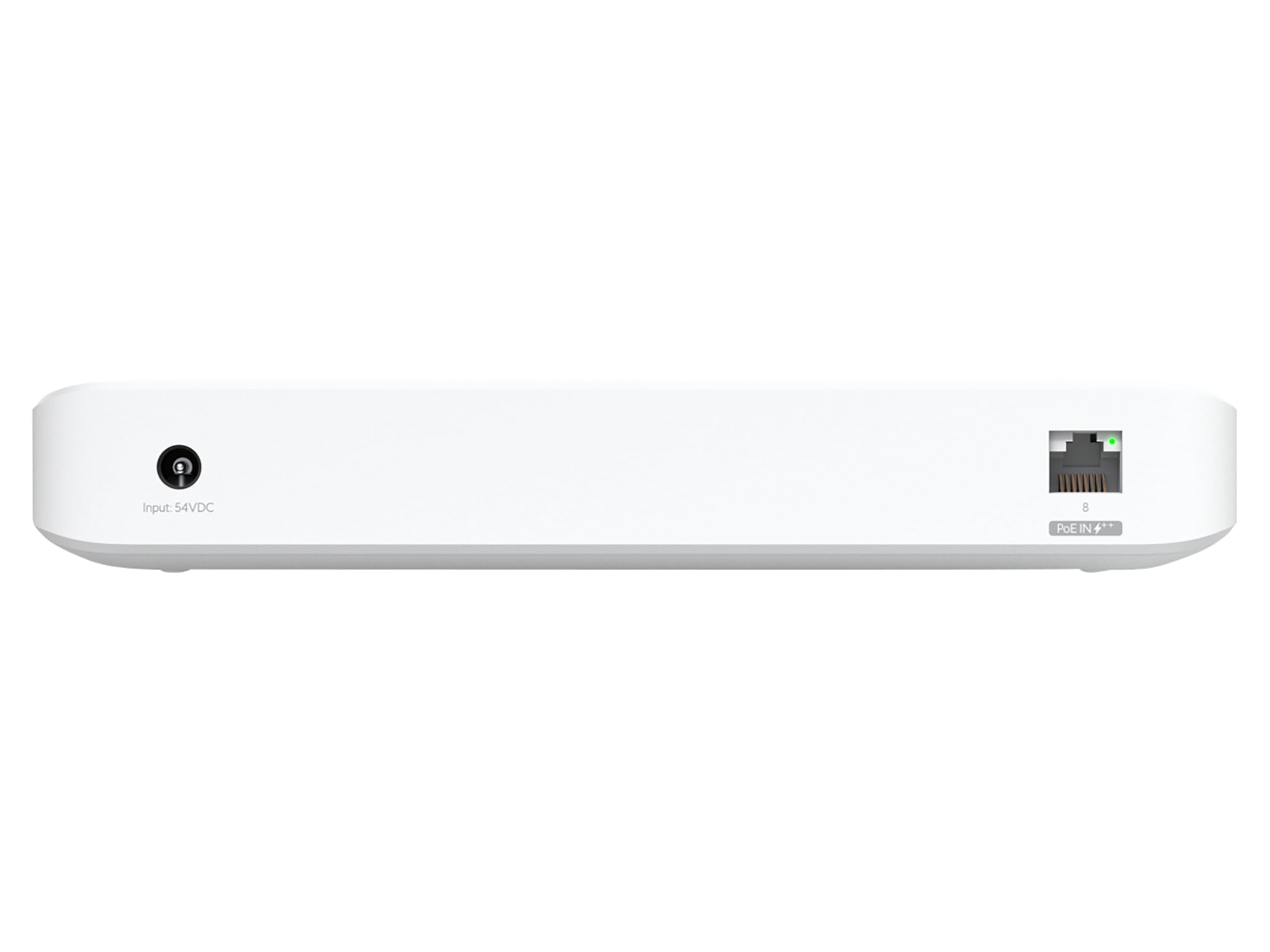 UniFi 8 port GbE PoE+Switch powered by