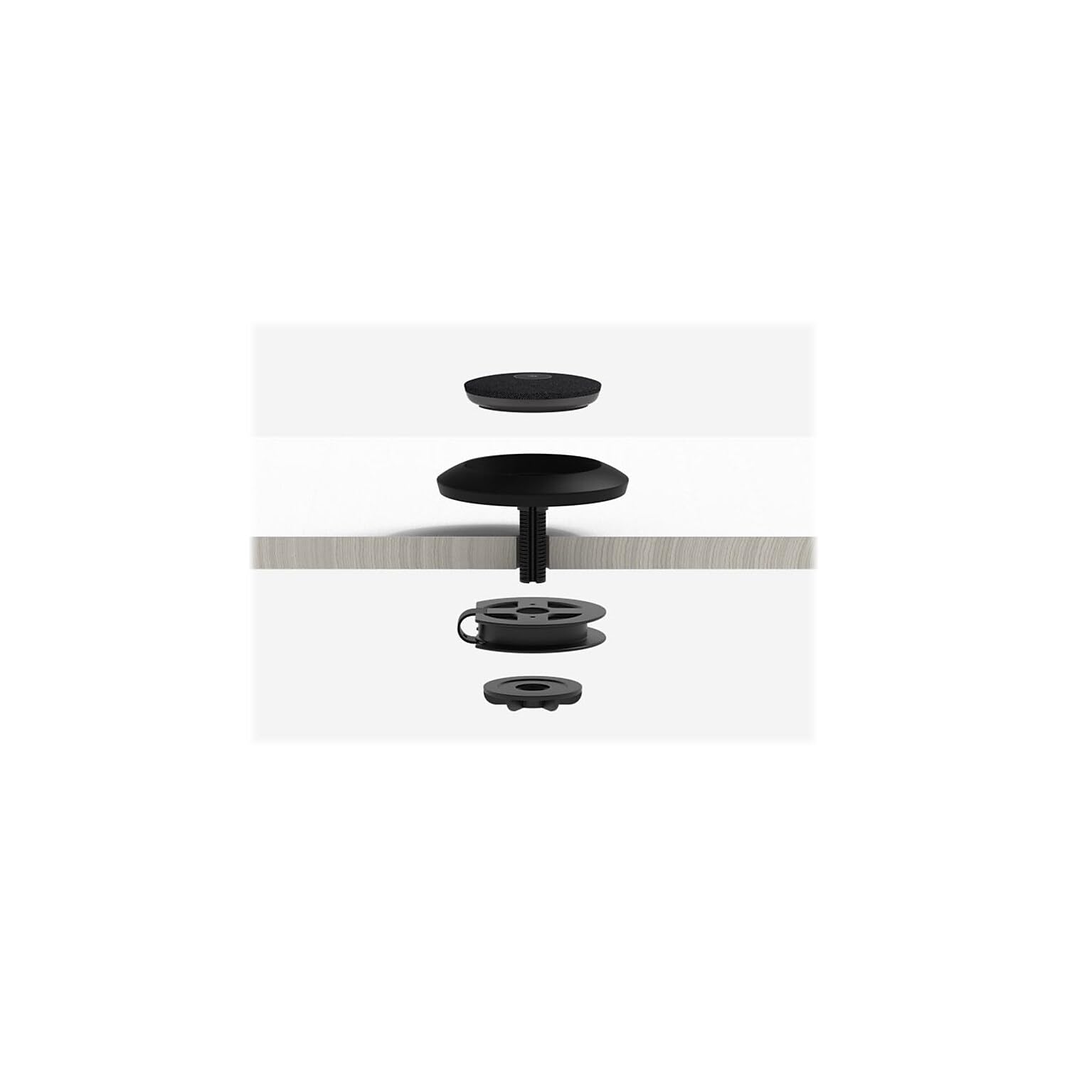 LOGITECH Rally Mic Pod Mount Microphone desktop mount matte black for LOGITECH Rally Rally Plus