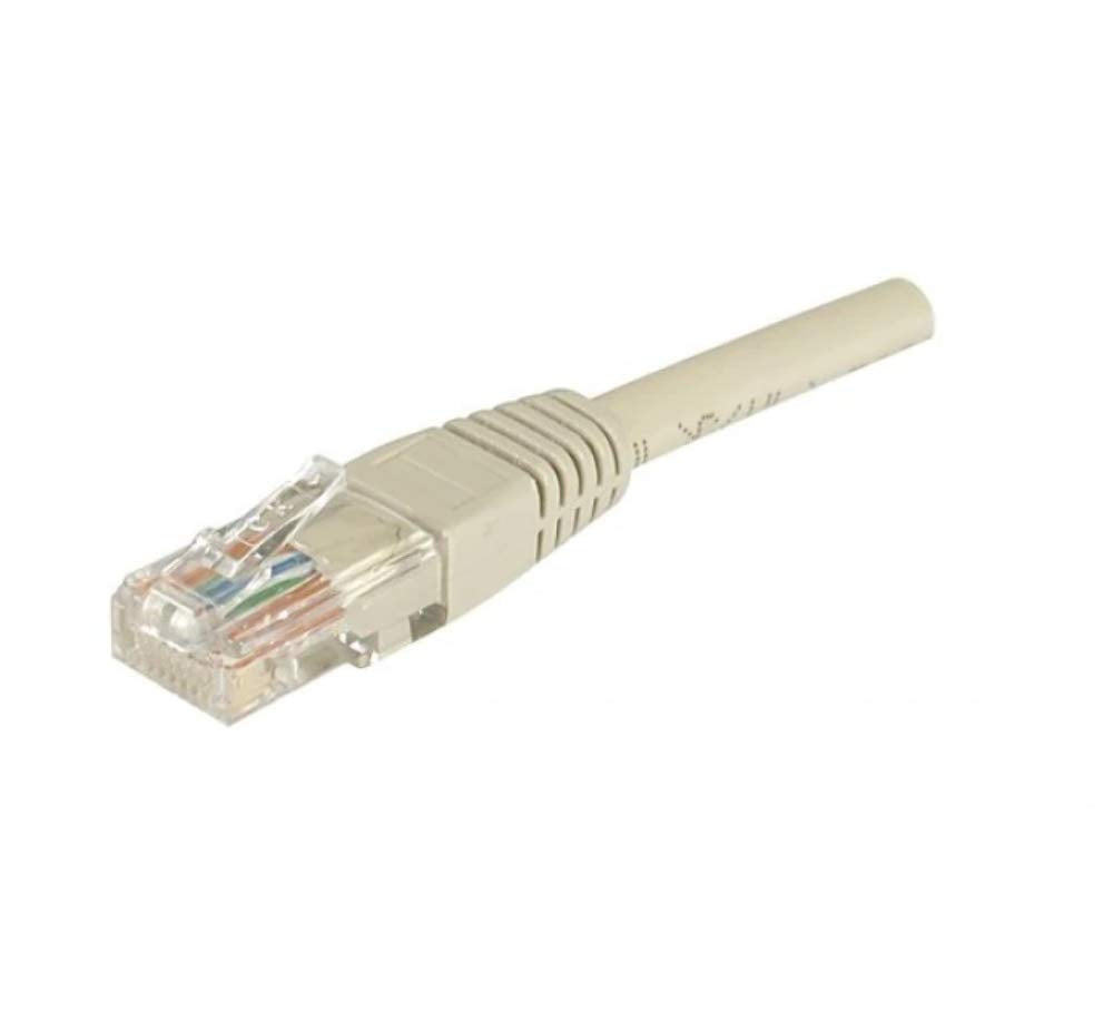 Cordon RJ45 catégorie 5e U/UTP gris CCA - 2 m