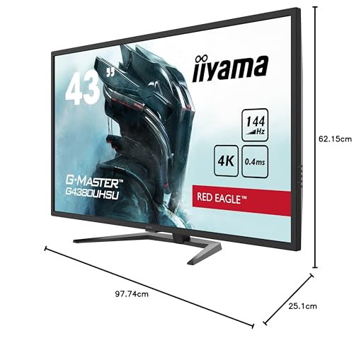 IIYAMA- Ecran gaming 43   G4380UHSU-B1