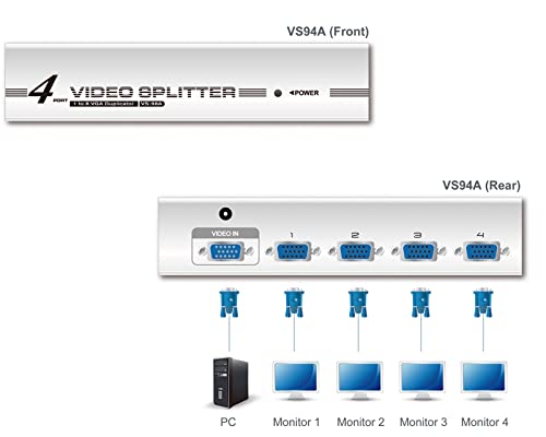 ATEN VS94A-AT-G répartiteur vidéo 4x VGA