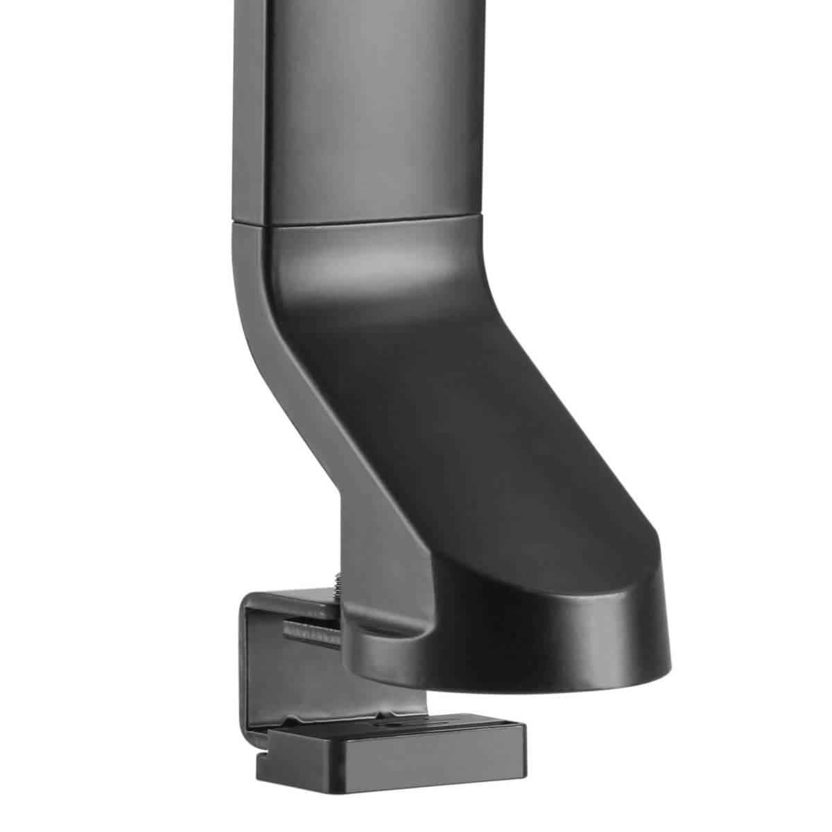 EATON TRIPPLITE Dual-Display Monitor Arm with Desk Clamp and Grommet - Height Adjustable 17p to 27p Monitors