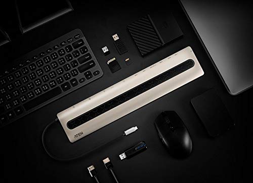 ATEN UH3237 Station multiports USB-C 13 en 1 Double affichage