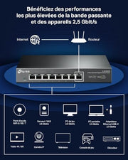 Omada 8-Port 2.5G Multi-Gigabit Desktop