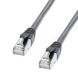Cordon RJ45 catégorie 6 F/UTP LSOH snagless noir - 0,3 m