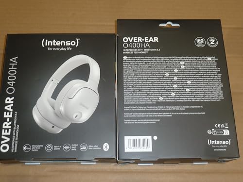 INTENSO Casque OVER-EAR sans fil, blanc