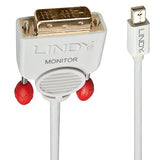 LINDY Mini DisplayPort to DVI-D Cable 1m black