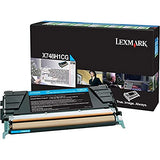 LEXMARK X748 cartouche de toner cyan haute capacité 10.000 pages pack de 1 With returnprogram