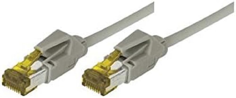 Cordon RJ45 sur câble catégorie 7 S/FTP LSOH snagless gris - 2 m