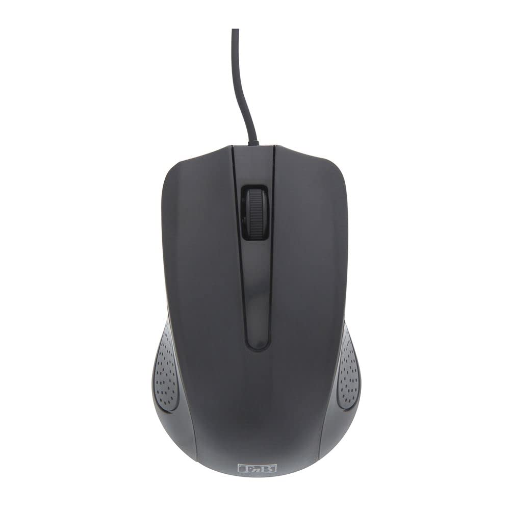 TNB SHARK 1000Dpi Wired Optical Mouse Usb Port Long 1.8M Cable 2 Buttons And Clickable Scroll Mac / Pc / Linux Compatible