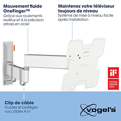 VOGEL S Support écran mural TVM 3245 blanc