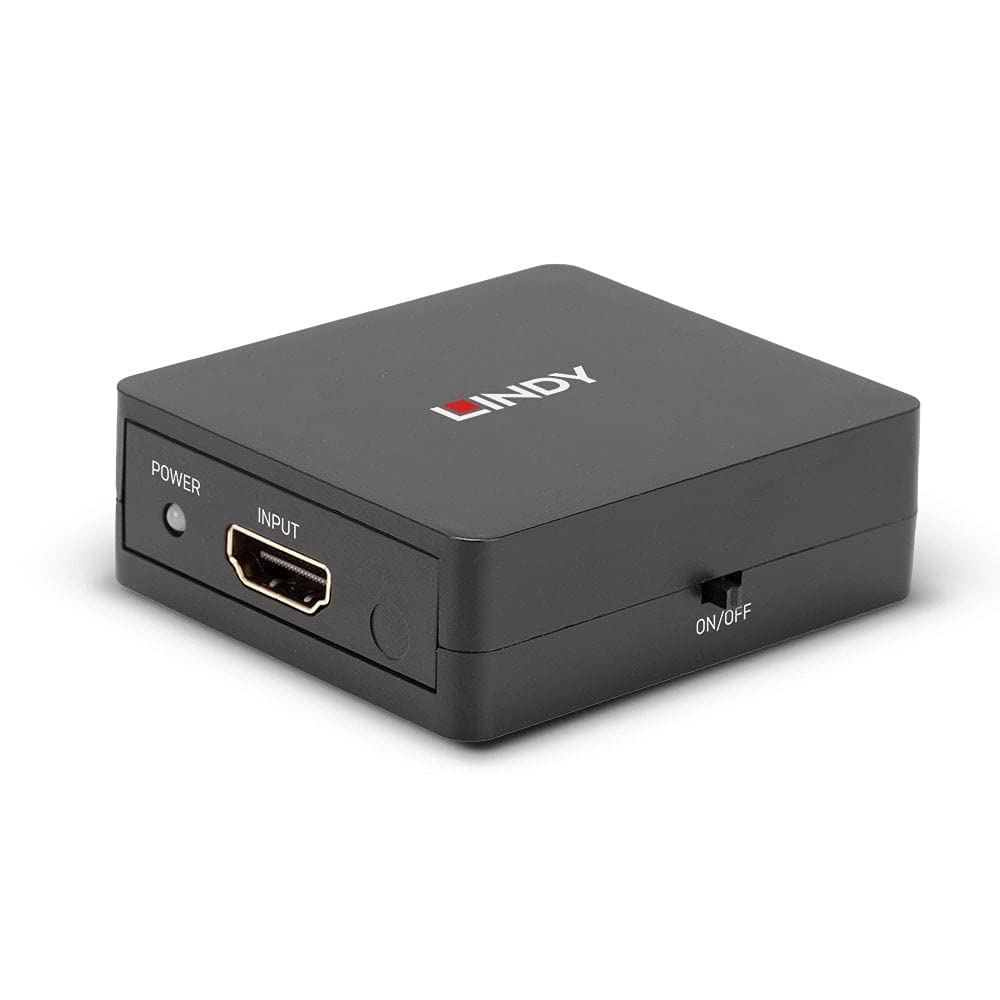 LINDY 2 Port HDMI 18G Splitter Compact