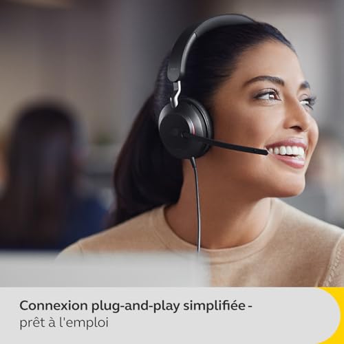 Jabra 24189-999-999 Evolve2 40 SE Casque Stéréo Filaire Noir