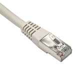 Cordon RJ45 catégorie 6 S/FTP gris - 0,15 m