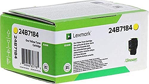 LEXMARK 24B7184 toner cartridge Yellow 6.000 pages