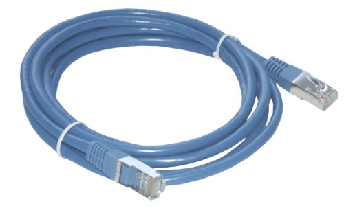 MCL Cordon de brassage RJ45 CAT 5e F/UTP - 50cm Bleu