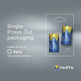 VARTA Piles alcalines 04914121412 LR14 / C blister de 2
