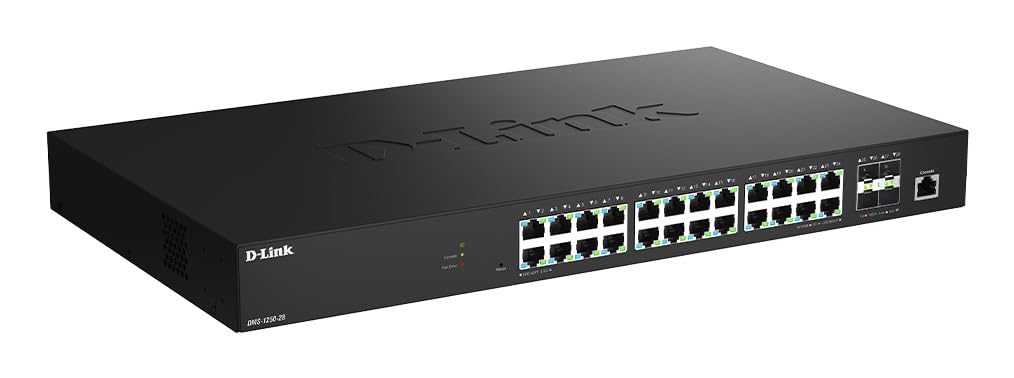 D-LINK 24 Ports 2.5Gbps + 4 Ports 10G SFP+ Smart Managed Switch