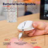 TRUST Souris sans fil OZAA Compact multi-connexion - Blanche
