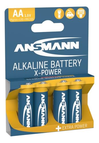 ANSMANN Piles alcalines 5015663 LR6 / AA blister de 4