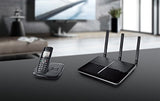 TP-LINK AC1600-VoIP-WLAN-DSL-Router Broadcom Chipset 802.11ac/a/n/g/b 1.300Mbit/s at 5GHz + 300Mbit/s at 2.4GHz