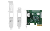 QNAP Single port 2.5GbE 4-speed Network card for PC/Server or NAS with a PCIe slot