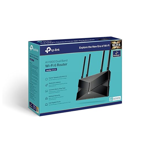 TP-Link Archer AX23 routeur sans fil Gigabit Ethernet Bi-bande (2,4 GHz / 5 GHz) Noir