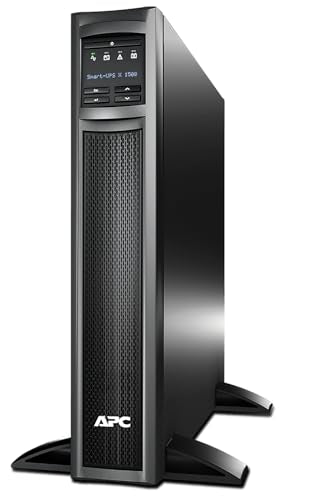 APC Smart-UPS X 1500 Rack/Tower LCD UPS Rack AC 230V 1200Watt 1500VA Ethernet RS-232 USB output connectors 8 2U Black