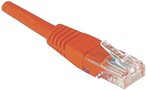 Cordon RJ45 catégorie 6 U/UTP rouge CCA - 1 m