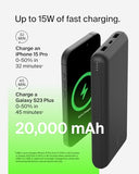 BELKIN Powerbank 20000mAh 15 W USB-C et USB-A