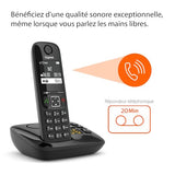 Gigaset AS690A tél. DECT+REPONDEUR - base + combiné noir