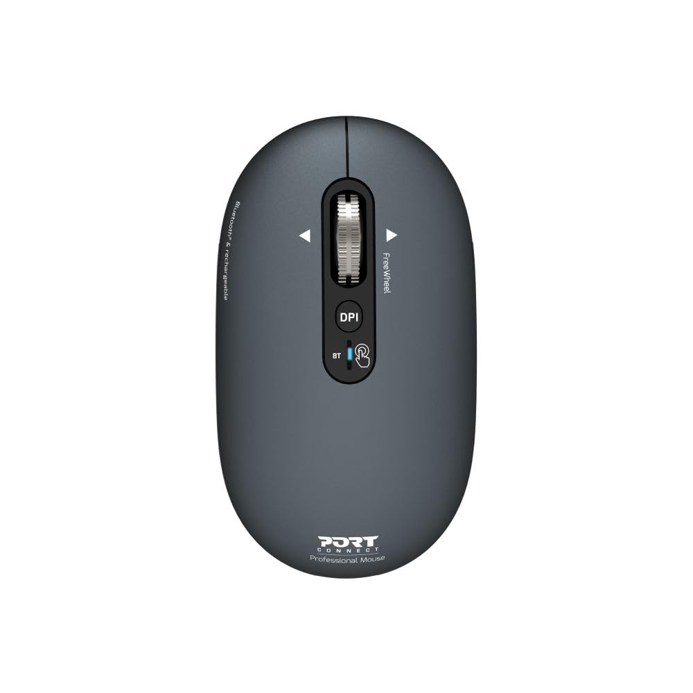 PORT DESIGNS Mouse Rechargeable Bluetooth Pure Mac - Shadow