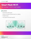 HPE Networking Instant On AP32 (RW) Borne daccès sans fil Wi Fi 6 Wi Fi 6E 2.4 GHz 5 GHz 6 GHz montable au plafond/mur