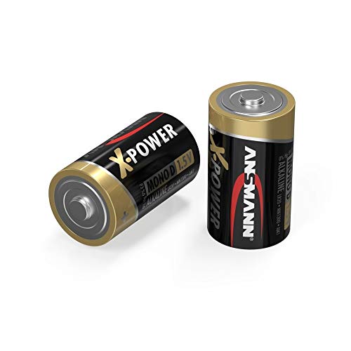 ANSMANN Piles alcalines industrielles 5015701 LR20 / D colisage de 20