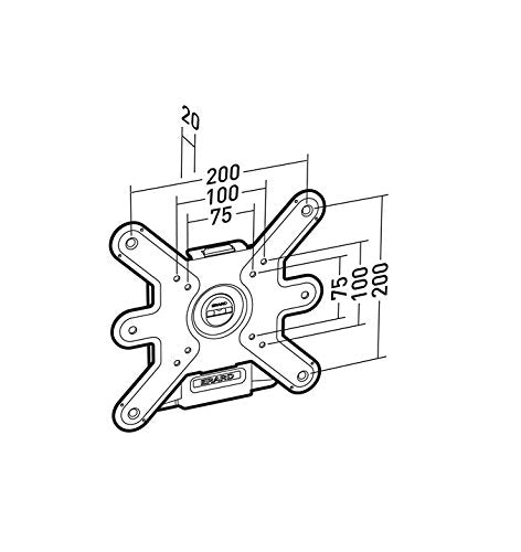 Erard Pro Fixed wall LFD support Vesa 200 Mount