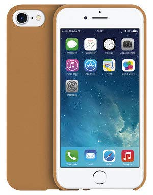 MOBILIS Coque de protection Origine pour iPhone 7/6/6S - Camel