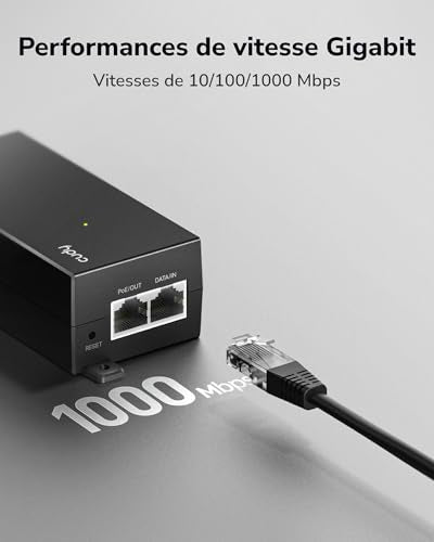 Cudy POE200 adaptateur et injecteur PoE Gigabit Ethernet 54 V