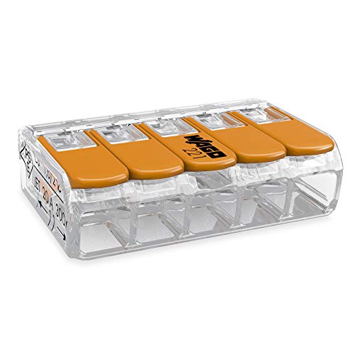 Borne de connexion rapide 5 voies - boîte de 25