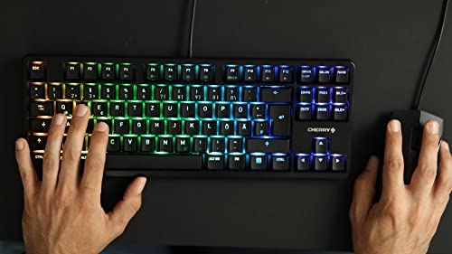 CHERRY ClavierG80-3000N RGB TKL USB noir AZERTY (FR)
